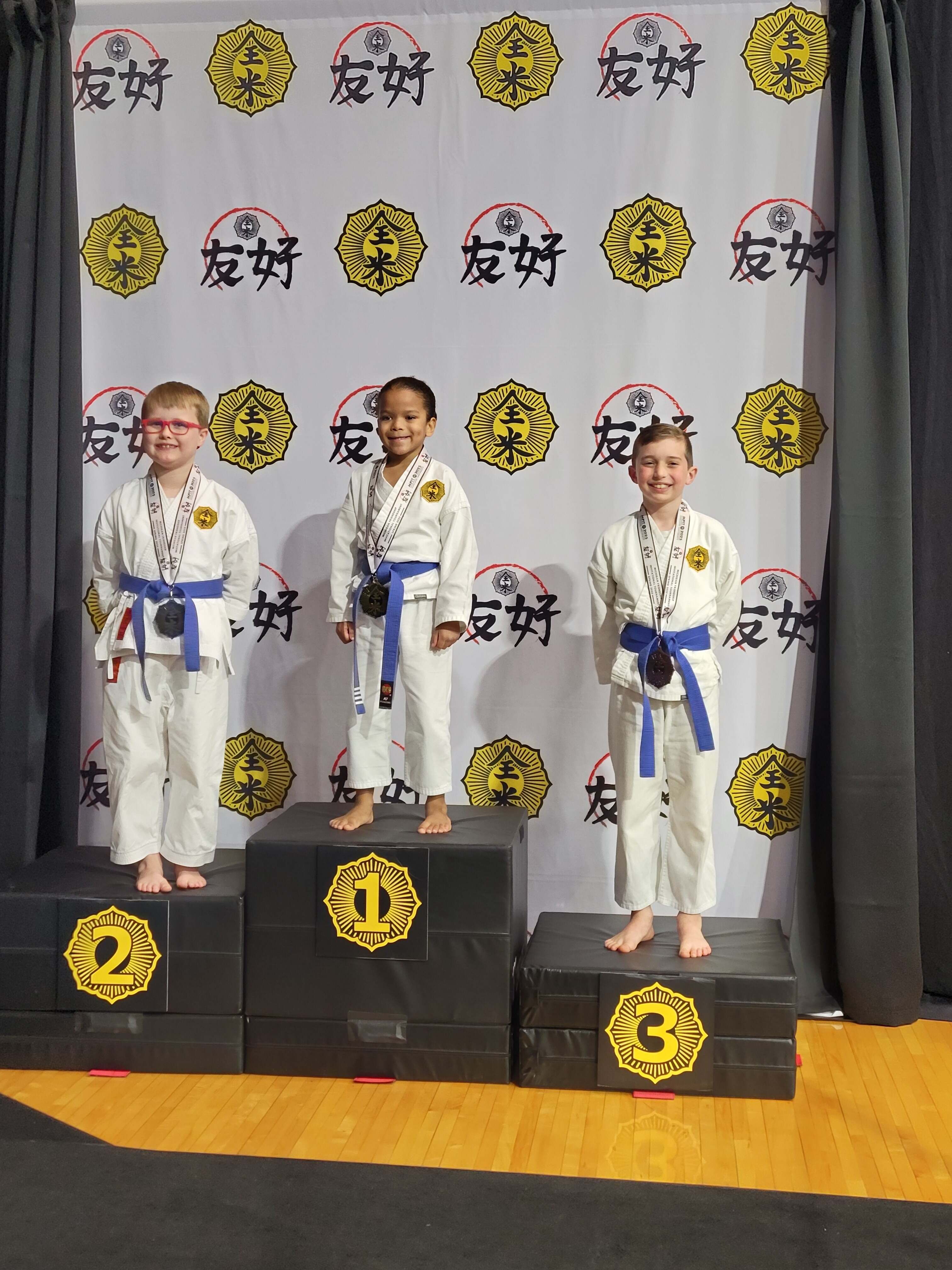 Trophy ceremony at the Tournament